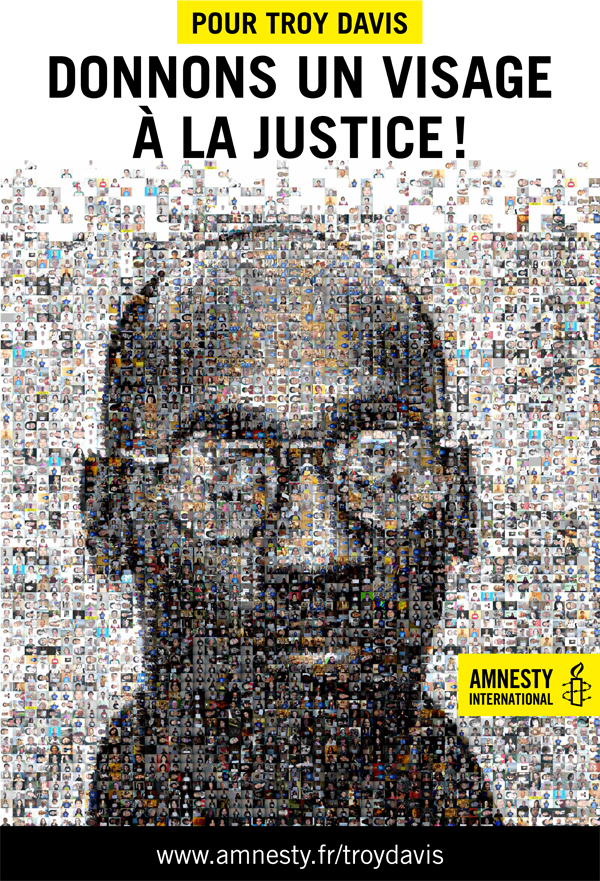 Une mosaïque de visages pour Troy Davis